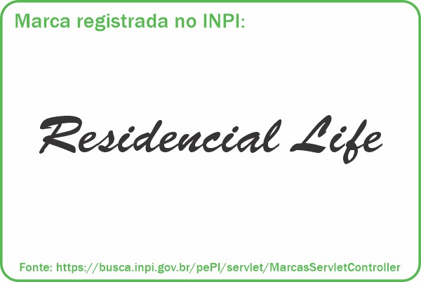 marca residencial loteamento life registrada inpi